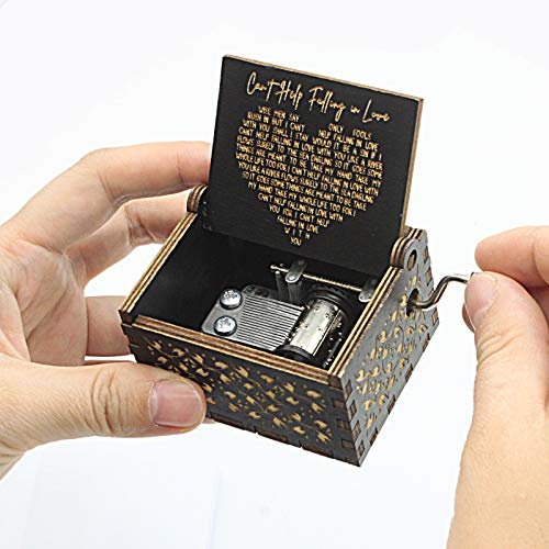 Falling in Love Wood Music Box - Perfect Celebration Gift!