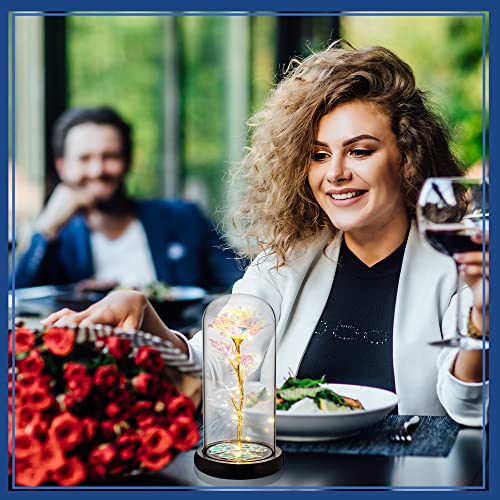 Valentine's Day Galaxy Rose Gift - Personalized Floral Surprise