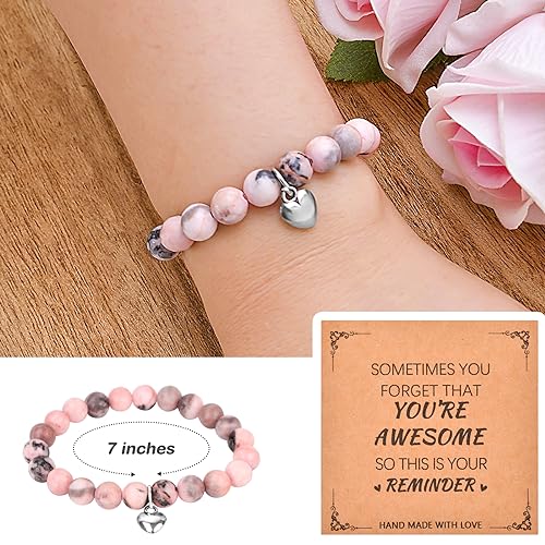 Valentines & Birthday Gifts: Natural Stone Bracelets