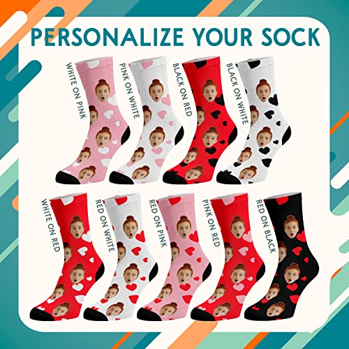 Custom Heart Face Socks - 8 Design Options