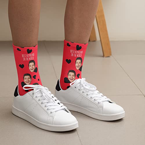 Custom Heart Face Socks - 8 Design Options