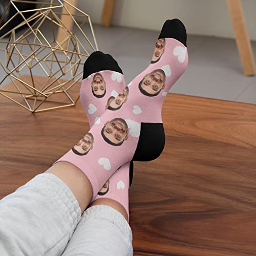 Custom Heart Face Socks - 8 Design Options
