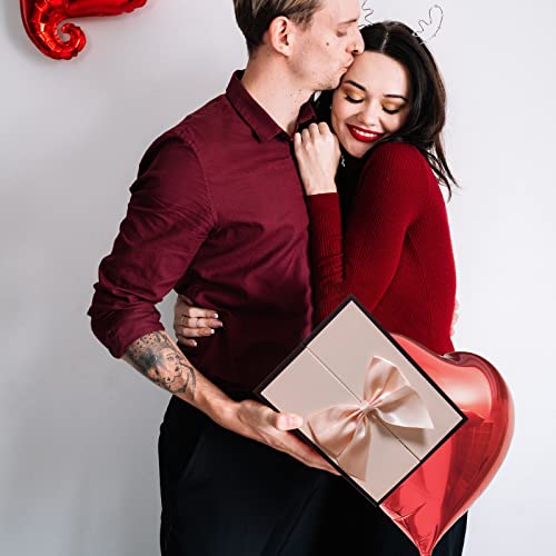 Rose Moss Bear & Silver Heart Necklace - LED Light Celebrations