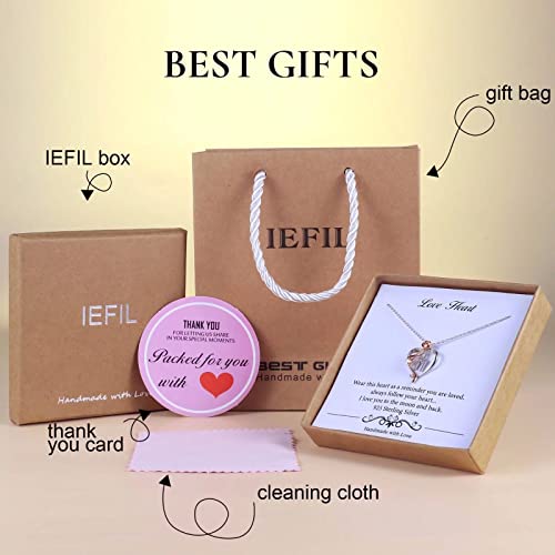 Romantic "I Love You" Letter Necklace for Her