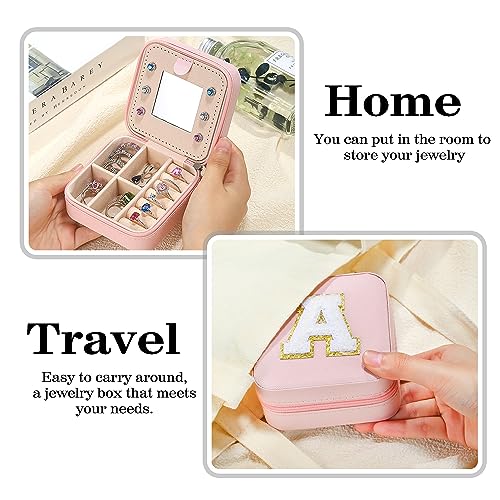 Personalized Pink Jewelry Box for Celebrating Valentine's Day