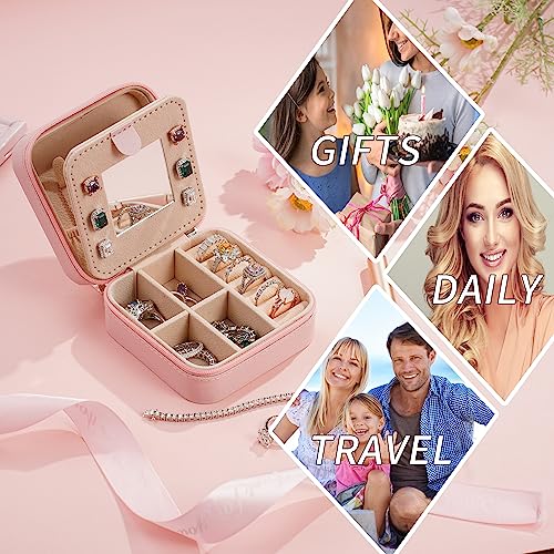 Personalized Pink Jewelry Box for Celebrating Valentine's Day