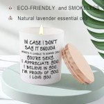 Lavender Scented Candle: Funny Novelty Gift for Her