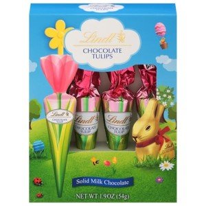 4 Pack of Lindt Chocolate Tulip Shaped Treats