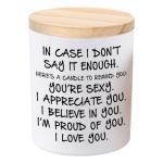 Lavender Scented Candle: Funny Novelty Gift for Her