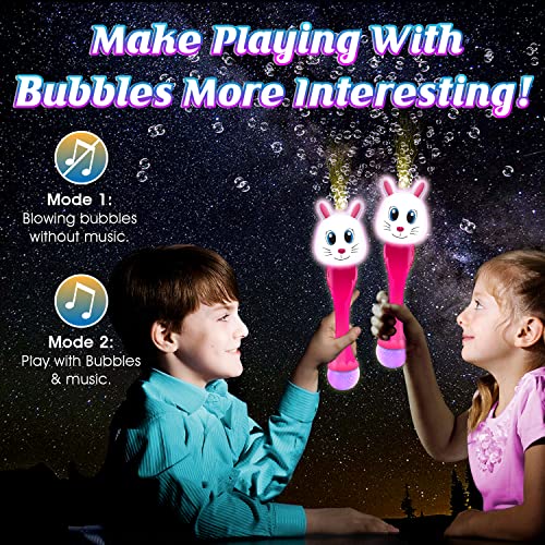 LED Bunny Bubble Wand: Easter Fun for Kids!