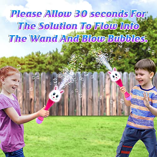 LED Bunny Bubble Wand: Easter Fun for Kids!