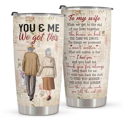 Romantic Stainless Steel Tumbler: Macorner's Gift for Wife