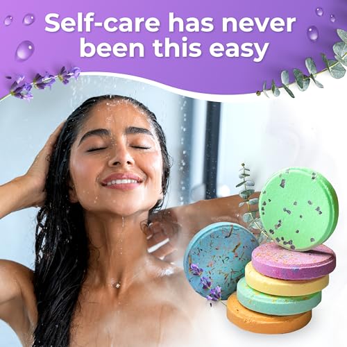6-Pack Aromatherapy Shower Steamers with Essential Oils