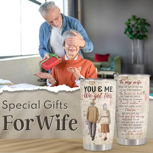 Romantic Stainless Steel Tumbler: Macorner's Gift for Wife