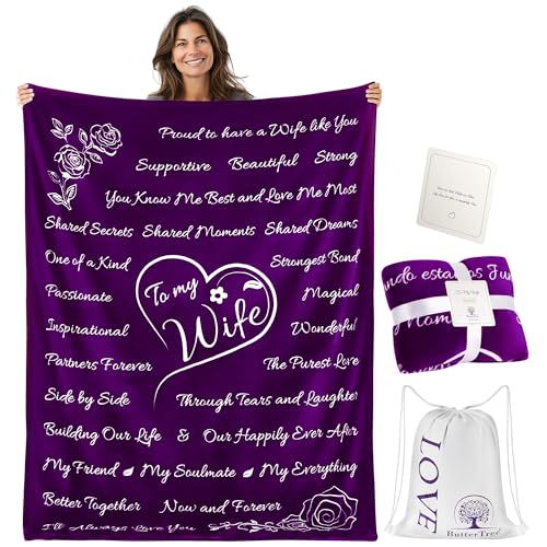 Valentine's Day Gift: ButterTree Throw Blanket for Her