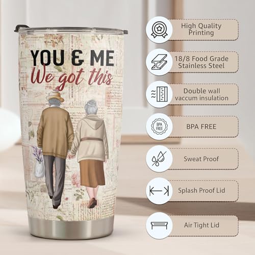 Romantic Stainless Steel Tumbler: Macorner's Gift for Wife