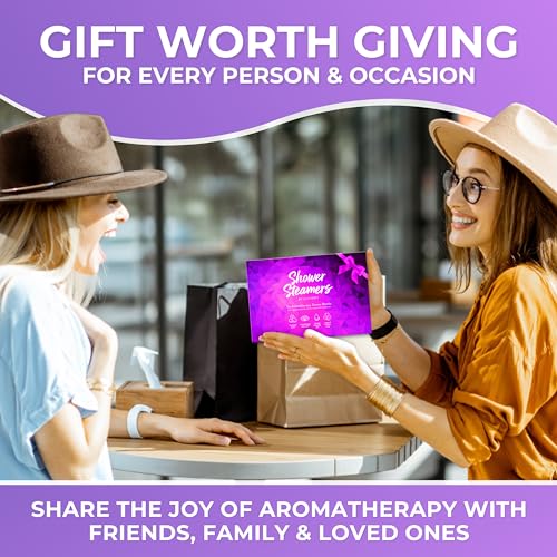 6-Pack Aromatherapy Shower Steamers with Essential Oils