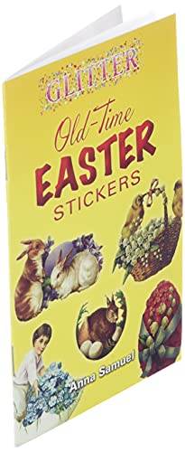 Vintage Easter Glitter Stickers