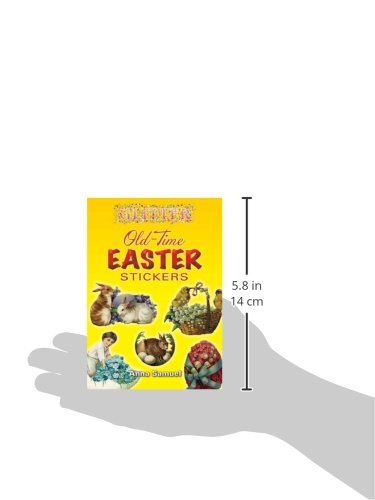 Vintage Easter Glitter Stickers