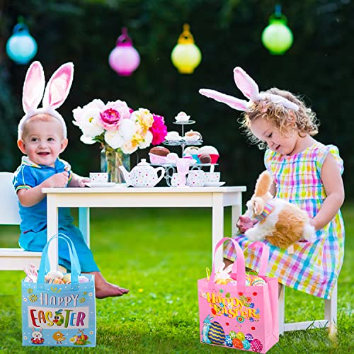 Easter Non-woven Bags - Bunny-themed Goodie Gift Bags