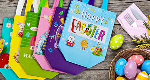 Easter Non-woven Bags - Bunny-themed Goodie Gift Bags