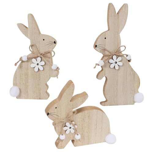 Easter Bunny Wooden Sign Decorations for Celebrations