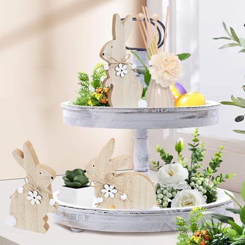 Easter Bunny Wooden Sign Decorations for Celebrations