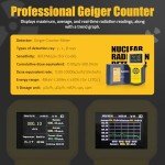 BTMETER Handheld Geiger Counter with Alarm Display