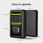 Geiger Counter Nuclear Radiation Detector, High Precision GM Tube Sensor, X/γ/β Ray Portability Radiation Monitors, 5 Dosage Units Switched