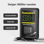 Geiger Counter Nuclear Radiation Detector, High Precision GM Tube Sensor, X/γ/β Ray Portability Radiation Monitors, 5 Dosage Units Switched