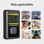 Geiger Counter Nuclear Radiation Detector, High Precision GM Tube Sensor, X/γ/β Ray Portability Radiation Monitors, 5 Dosage Units Switched