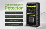 Geiger Counter Nuclear Radiation Detector, High Precision GM Tube Sensor, X/γ/β Ray Portability Radiation Monitors, 5 Dosage Units Switched