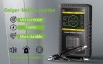 Geiger Counter Nuclear Radiation Detector, High Precision GM Tube Sensor, X/γ/β Ray Portability Radiation Monitors, 5 Dosage Units Switched