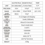 Digital EMF Meter Radiation Detector Geiger Counter