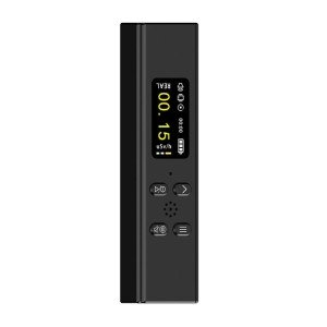 Surakey Digital Geiger Counter Portable Nuclear Radiation Detector Dosimeter Alpha Beta Gamma X-Ray Detection Professional High Accuracy Radioactive Detector (Black)