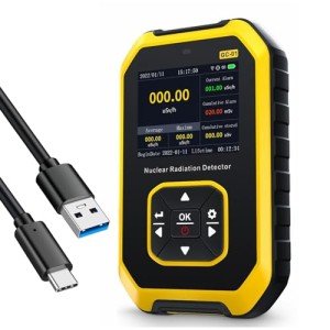 Portable Geiger Counter with Alarm and LCD Display