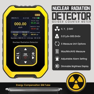 Portable Geiger Counter for Nuclear Radiation Detection