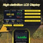 Portable Geiger Counter with LCD Display and Rechargeable Battery