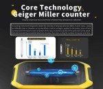 Radiation Detector Geiger Counter for Beta and Gamma