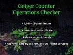 Geiger Counter Operation Testers for Sale
