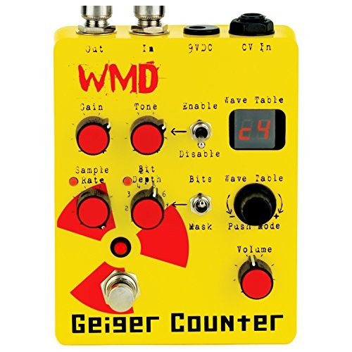 Digital Geiger Counter Guitar Pedal by WMD