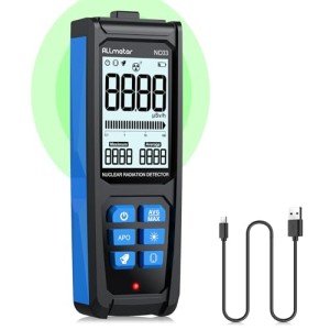 ALLmeter Rechargeable Geiger Counter with Triple Alarms