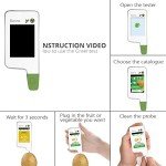 Portable Touch-Screen Food Radiation Detector Geiger Counter