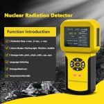Rechargeable Geiger Counter with LCD Display and Alarms