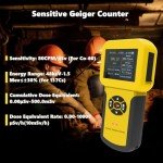 Rechargeable Geiger Counter with LCD Display and Alarms