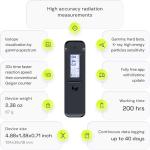 Advanced Geiger Counter Radiation Detector with Scintillation Crystal
