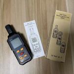 Black Geiger Counter and EMF Radiation Detector