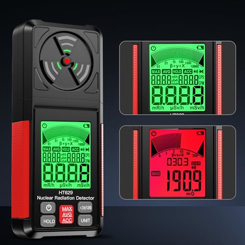 Portable Geiger Counter Radiation Detector with LCD Display