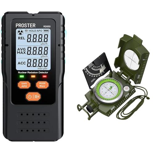 Proster IP65 Portable Geiger Counter with Compass