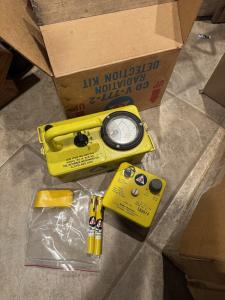 Vintage CD V-715 Radiological Survey Meter Set